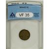 Image 1 : 1914-D 1C VF35 ANACS. NGC Census: (90/511). PCGS P