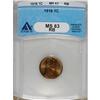Image 1 : 1916 1C MS63 Red and Brown ANACS. NGC Census: (22/