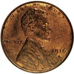 1916-S 1C MS64 Red and Brown PCGS. PCGS Population