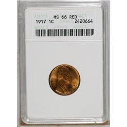 1917 1C MS66 Red ANACS. NGC Census: (24/1). PCGS P