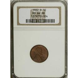 1922-D 1C MS64 Red and Brown NGC. NGC Census: (115