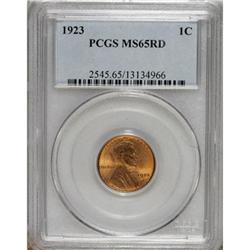 1923 1C MS65 Red PCGS. PCGS Population (185/90). N