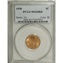(2)1930 1C MS65 Red PCGS.