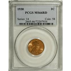 1930 1C MS66 Red PCGS. PCGS Population (854/68). N