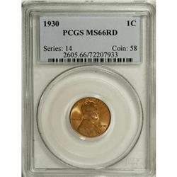 1930 1C MS66 Red PCGS. PCGS Population (854/68). N