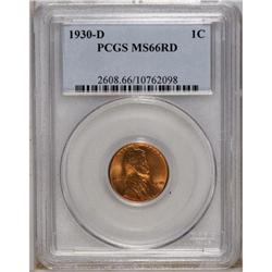 1930-D 1C MS66 Red PCGS. PCGS Population (100/7).