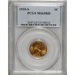 1935-S 1C MS65 Red PCGS. PCGS Population (364/220)