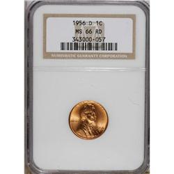 1956-D 1C MS66 Red NGC. NGC Census: (1546/54). PCG