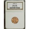 Image 1 : 1968-S 1C MS67 Red NGC. NGC Census: (9/0). PCGS Po