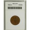 Image 1 : 1868 2C MS62 Red and Brown ANACS. NGC Census: (2/1