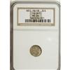 Image 1 : 1851 3CS MS64 NGC. NGC Census: (363/227). PCGS Populat