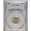Image 1 : 1866 3CN MS65 PCGS. PCGS Population (55/14). NGC C