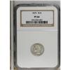 Image 1 : 1875 3CN PR64 NGC. NGC Census: (103/74). PCGS Popu