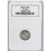 Image 1 : 1879 3CN PR65 NGC. NGC Census: (287/226). PCGS Pop
