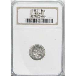 1882 3CN PR61 NGC. NGC Census: (5/764). PCGS Popul
