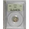 Image 1 : 1885 3CN PR65 PCGS. PCGS Population (281/163). NGC
