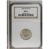 Image 3 : 1866 5C Rays MS63 NGC. NGC Census: (237/661). PCGS
