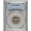 1869 5C MS64 PCGS. PCGS Population (121/55). NGC C