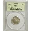 1883 5C No Cents MS65 PCGS. PCGS Population (1168/