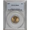 1907 5C MS64 PCGS. PCGS Population (199/83). NGC C