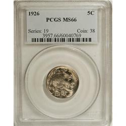 1926 5C MS66 PCGS. PCGS Population (292/24). NGC C
