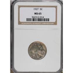 1927 5C MS65 NGC. NGC Census: (260/74). PCGS Popul
