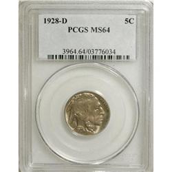 1928-D 5C MS64 PCGS. PCGS Population (1032/308). N