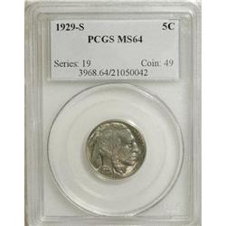 1929-S 5C MS64 PCGS. PCGS Population (527/545). NG
