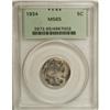 Image 1 : 1934 5C MS65 PCGS. PCGS Population (440/160). NGC