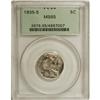 Image 3 : 1935-S 5C MS65 PCGS. PCGS Population (827/348). NGC Ce