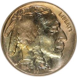 1936-D 5C MS65 NGC. NGC Census: (777/587).