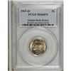 1947-D 5C MS66 Full Steps PCGS. Ex: Omaha Bank Hoa