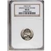 1962-D 5C MS66 NGC. Ex: Omaha Bank Hoard. NGC Cens