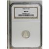 Image 1 : 1858 H10C MS64 NGC. NGC Census: (165/172). PCGS Po