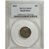 Image 1 : 1821 10C Small Date XF45 PCGS. PCGS Population (4/