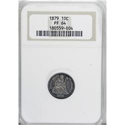 1879 10C PR64 NGC. NGC Census: (69/70). PCGS Popul