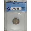 1893-S 10C AU58 ANACS. NGC Census: (4/69). PCGS Po