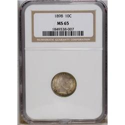 1898 10C MS65 NGC. NGC Census: (69/33). PCGS Popul