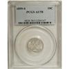 1899-S 10C AU58 PCGS. PCGS Population (9/68). NGC