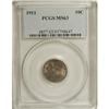 1911 10C MS63 PCGS. PCGS Population (177/390). NGC
