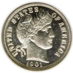 1901 10C PR64 NGC. NGC Census: (57/98). PCGS Populatio