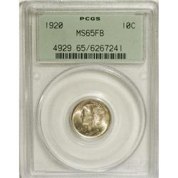 1920 10C MS65 Full Bands PCGS. PCGS Population (15