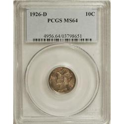 1926-D 10C MS64 PCGS. PCGS Population (31/16). NGC