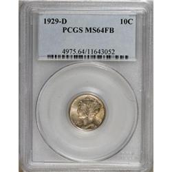 1929-D 10C MS64 Full Bands PCGS. PCGS Population (
