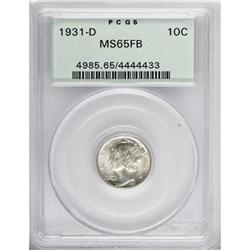1931-D 10C MS65 Full Bands PCGS. PCGS Population (