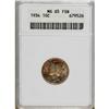 Image 1 : 1934 10C MS65 Full Bands ANACS. NGC Census: (143/1