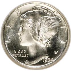 1934-D 10C MS65 NGC. NGC Census: (139/94). PCGS Popula