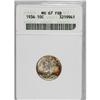 Image 1 : 1936 10C MS67 Full Bands ANACS. NGC Census: (59/2)