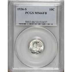 1936-S 10C MS66 Full Bands PCGS. PCGS Population (