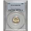 Image 1 : 1937 10C MS67 Full Bands PCGS. PCGS Population (60